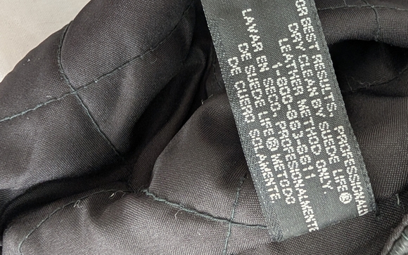 vintage City Streets Black Leather Quilted Men's Vest Large - Picture 7 of 8